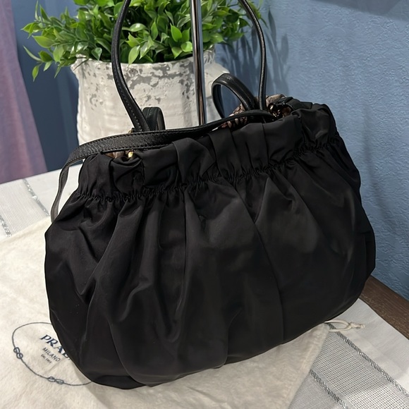 Authentic 2 way PRADA Bag Nylon - Picture 8 of 17